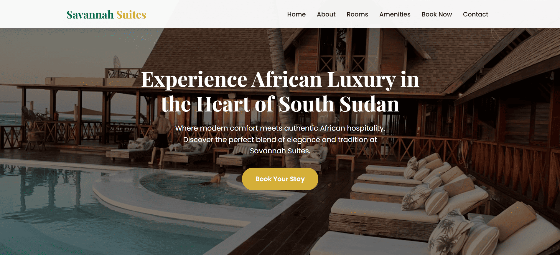 Savannah Suit Hotel Website